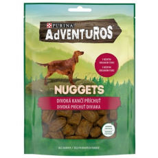 ADVENTUROS Nuggets Vaddisznó, vad ízű kutya jutalomfalat 90g