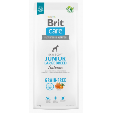 BRIT CARE DOG GRAIN-FREE SALMON JUNIOR LARGE BREED 12 KG