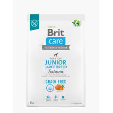 BRIT CARE DOG GRAIN-FREE SALMON JUNIOR LARGE BREED 3 KG