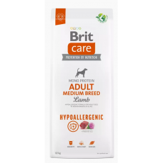 BRIT CARE DOG HYPOALLERGENIC bárányos közepes termetű kutyáknak 12 kg