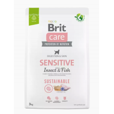 BRIT CARE DOG SUSTAINABLE INSECT SENSITIVE 3 KG