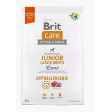 BRIT CARE DOG HYPOALLERGENIC LAMB JUNIOR LARGE BREED 3 KG