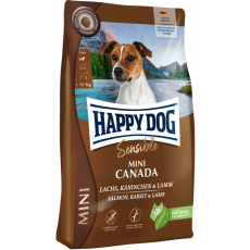 Happy Dog mini Supreme Canada - lazacos, nyulas, bárányos kistestű száraz kutyatáp 4kg