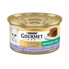 Gourmet Gold Savoury Cake báránnyal és zöldbabbal 85g