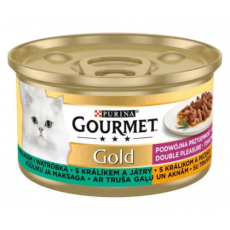 Gourmet Gold Duó élmény nyúllal és májjal 85g