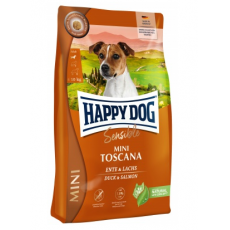 Happy Dog Supreme mini Toscana kacsa,lazac száraz kutyatáp 4kg