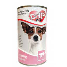 Dolly Dog borjú konzerv kutyáknak 1240g