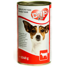 Dolly Dog marhás konzerv kutyáknak 1240g