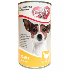 Dolly Dog csirkés konzerv kutyáknak 1240g