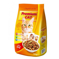 Prémium Cat marhás száraz macskaeledel 10kg