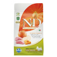 N&D Dog Grain Free vaddisznó & alma sütőtökkel felnőtt mini száraz kutyatáp 800g