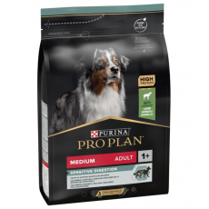 PRO PLAN Medium Adult SENSITIVE DIGESTION bárányban gazdag felnőtt száraz kutytáp 3kg