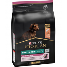 PRO PLAN Small & Mini Puppy SENSITIVE SKIN lazacban gazdag mini kölyök száraz kutyatáp 3kg