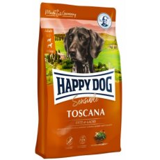 Happy Dog Supreme Toscana - kacsa,lazac száraz kutyatáp 4kg