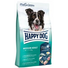 Happy Dog fit & vital Medium Adult - közepes méretű kutyáknak,száraz kutyatáp 4kg